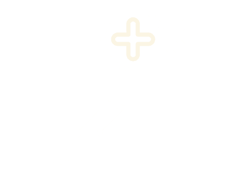 Veterinary surgery service icon with medical instruments